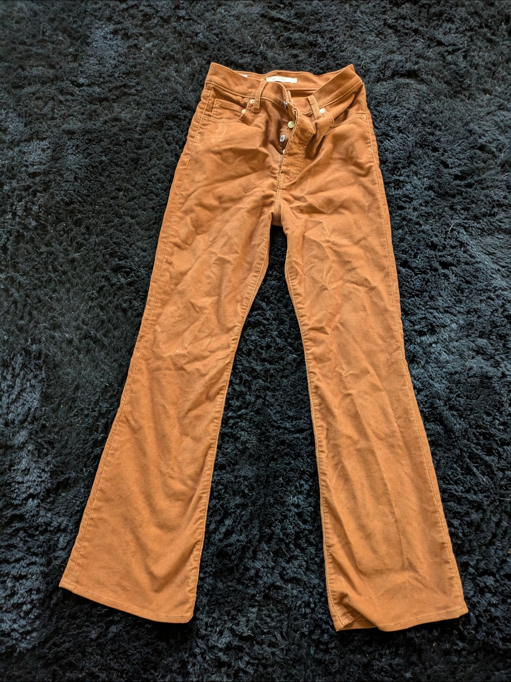 Levi's Rust Brown Bootcut Pants